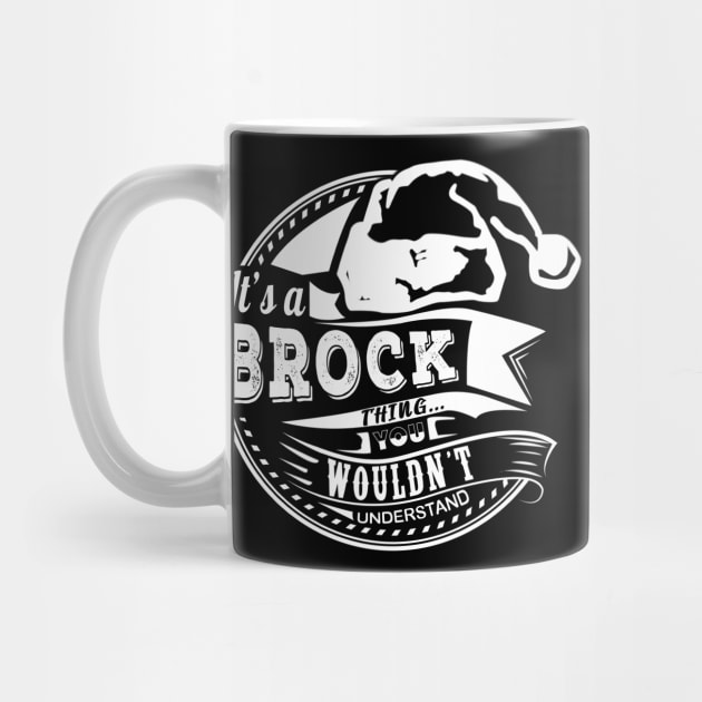 It's a Brock thing - Hat Xmas Personalized Name Gift by Cave Store